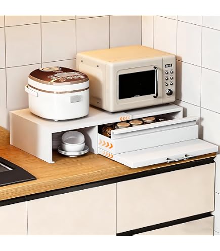 Amazon.co.jp: 家電下収納 延長されたデザイン レンジ下収納